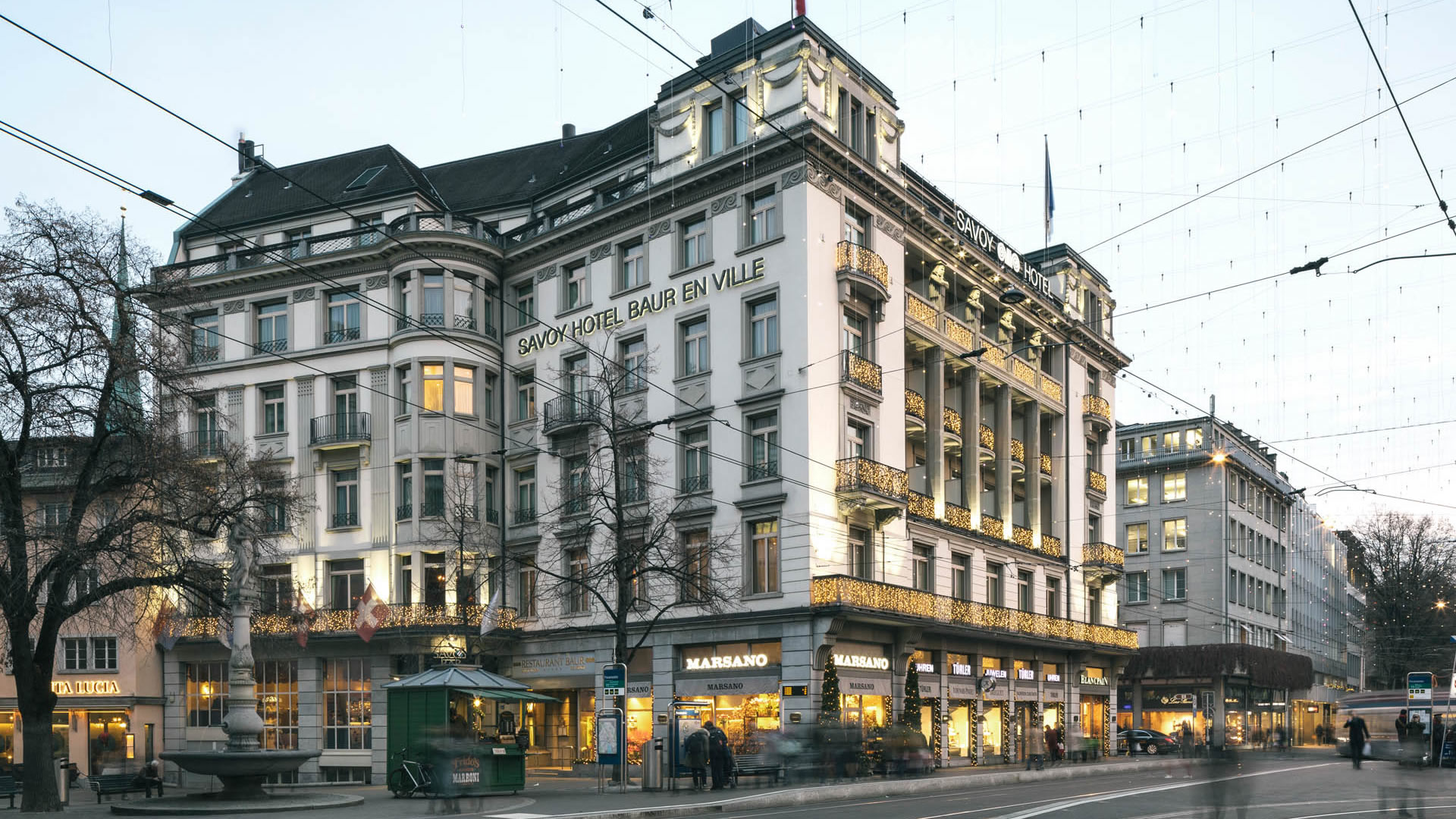 Mandarin Oriental abrirá en Zurich tomando al clásico Savoy Bauer en Ville
